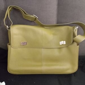 Men's laptop/mesenger leather bag
